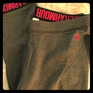 NWT Under Armour Power N Pink workout pants